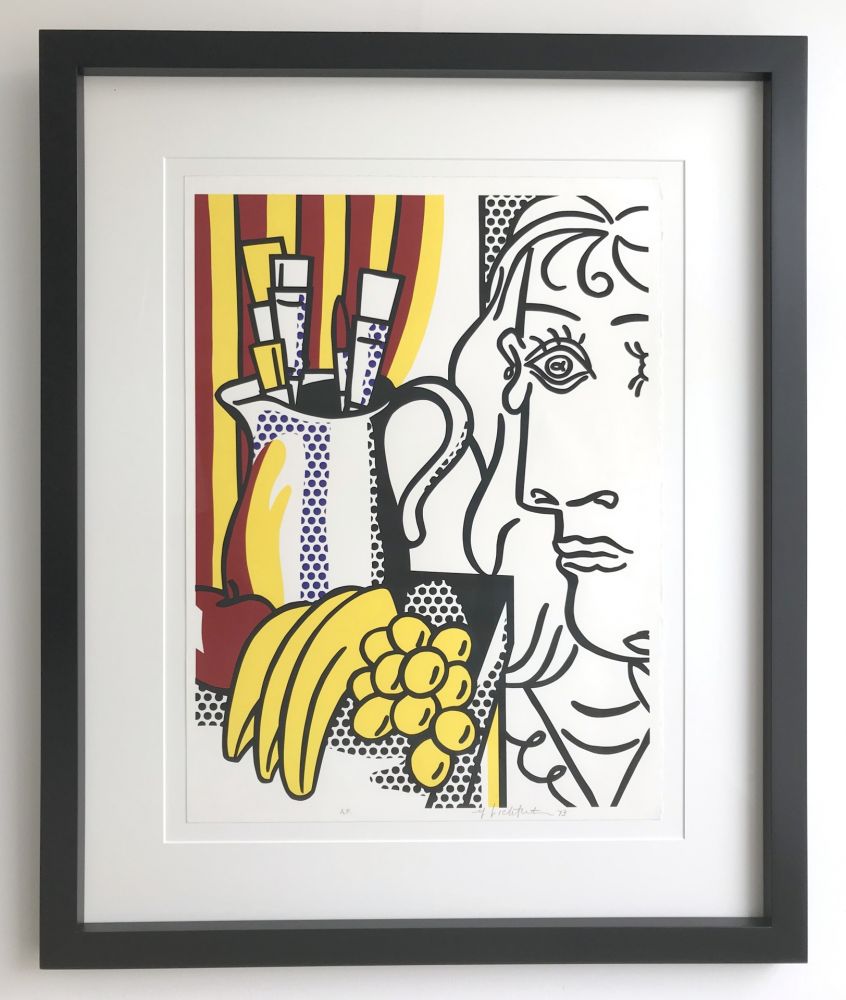 Siebdruck Lichtenstein - Still life with Picasso
