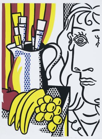 Siebdruck Lichtenstein - Still Life with Picasso