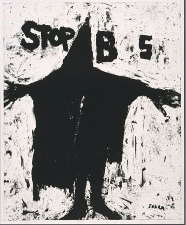 Lithographie Serra - Stop BS