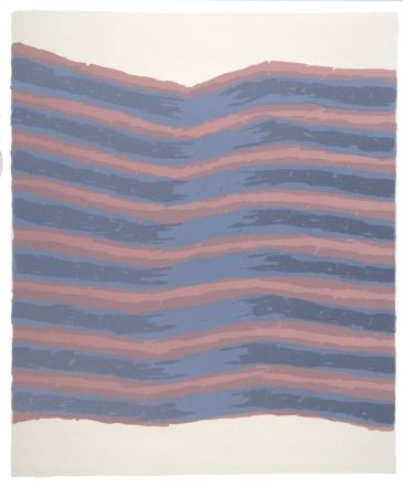 Lithographie Ubac - Strates sur ardoise