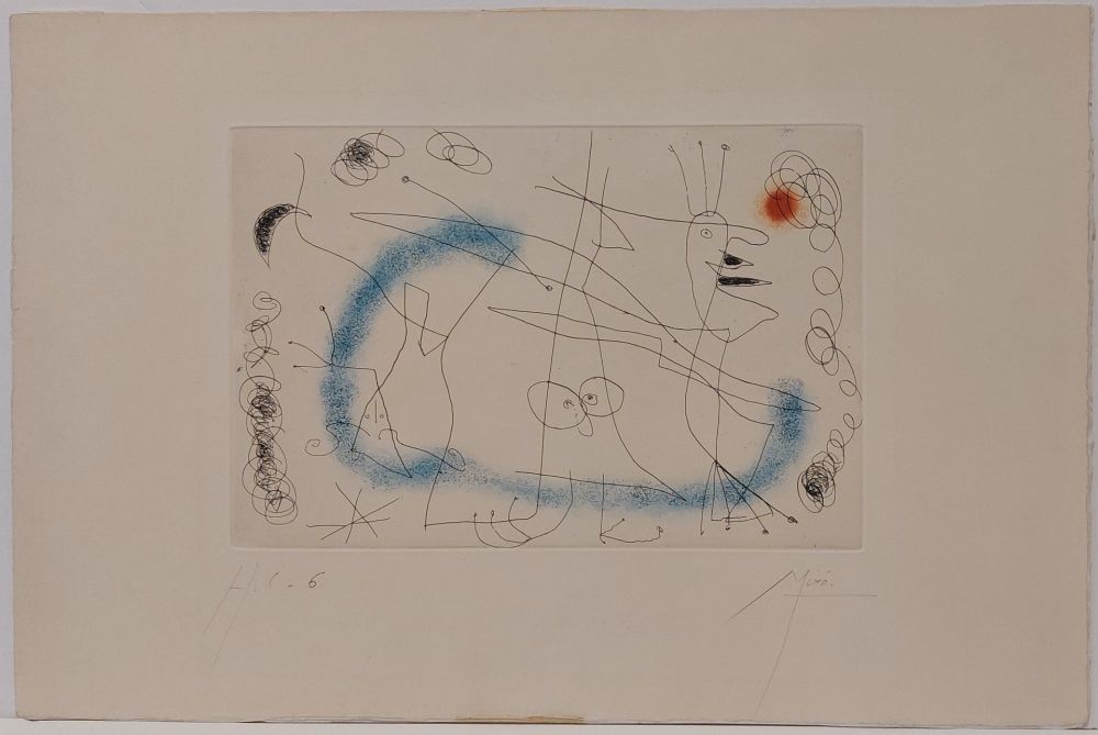 Stich Miró - Strip-tease in blue 