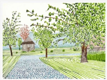 Multiple Hockney - Study of the Entrance