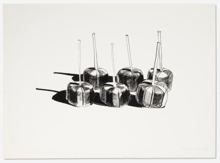 Lithographie Thiebaud - Suckers