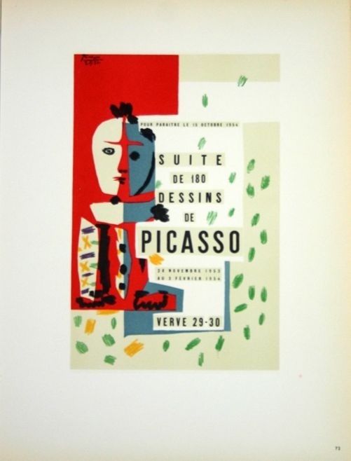 Lithographie Picasso (After) - Suite de 180  Dessins  1954