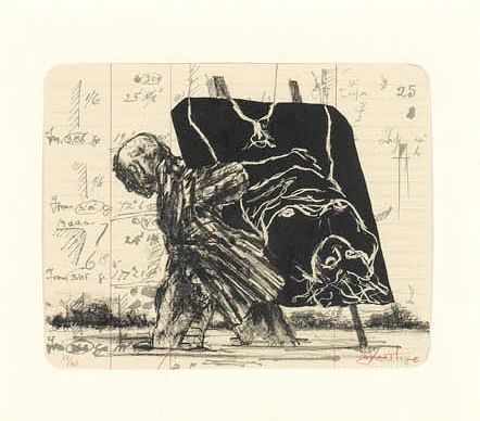 Lithographie Kentridge - Summer Graffiti Series (Archived Editions)