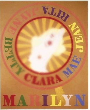 Siebdruck Indiana - Sunburst Marilyn
