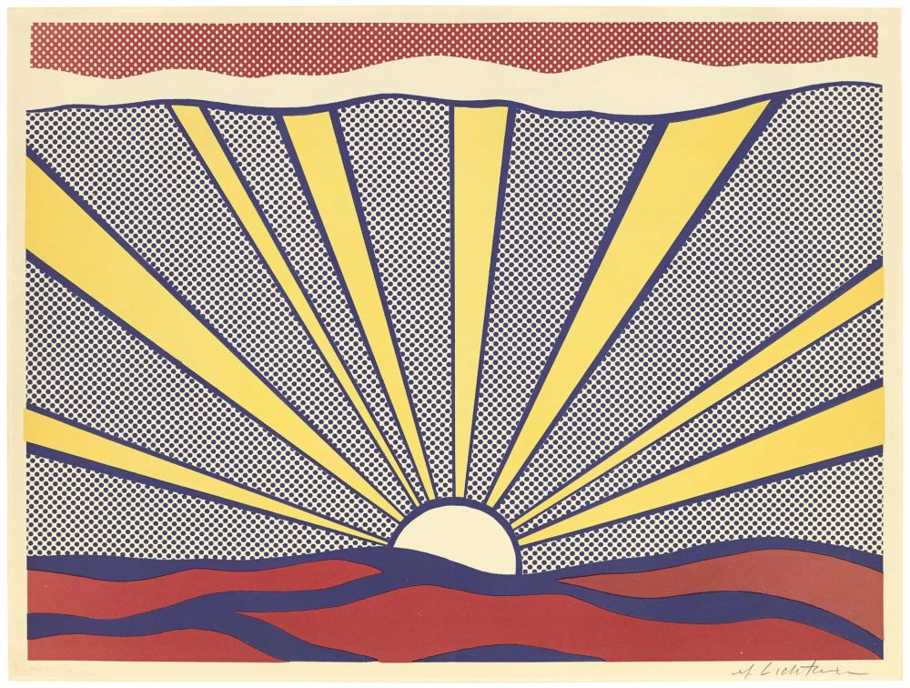 Lithographie Lichtenstein - Sunrise