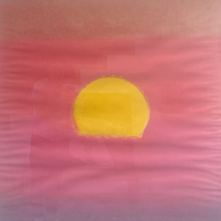 Siebdruck Warhol - Sunset (Purple/Pink/Yellow)