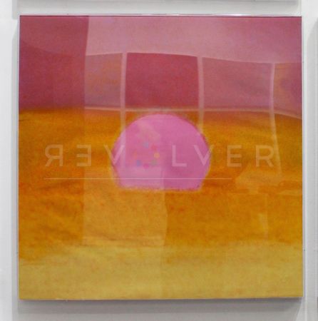 Siebdruck Warhol - Sunset (Unique) (Pink/Yellow)