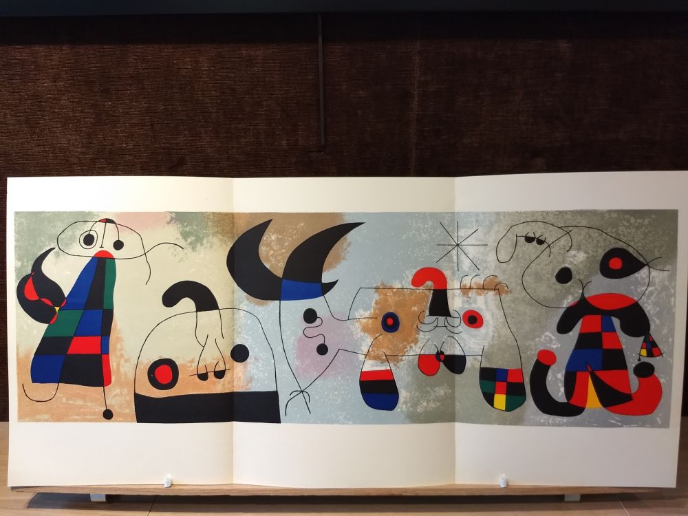 Illustriertes Buch Miró - Sur quatre murs