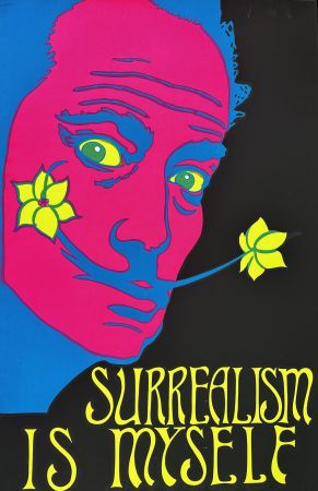Siebdruck Dali - Surrealism is Myself