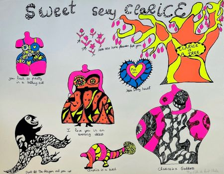 Siebdruck De Saint Phalle - Sweet Sexy Clarice 
