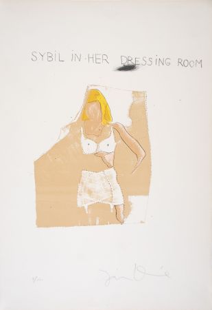 Lithographie Dine - Sybil Vane in her Dressing Room