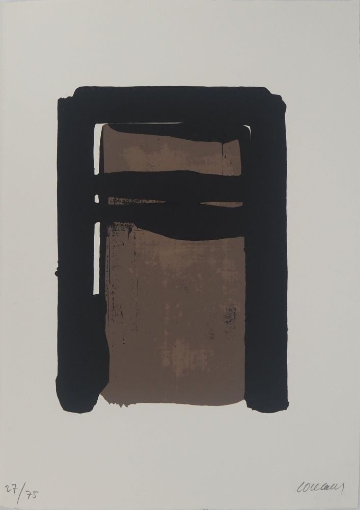 Siebdruck Soulages - Sérigraphie n°10