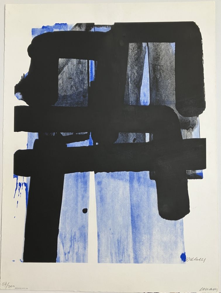 Siebdruck Soulages - Sérigraphie n°2, 1973