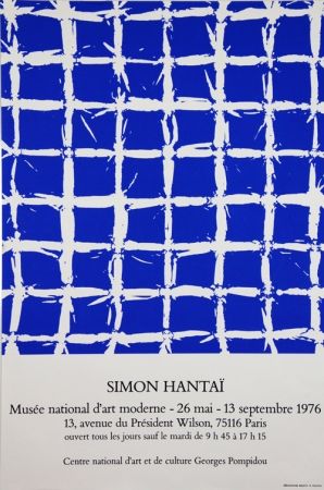 Siebdruck Hantai - Tabula Bleue