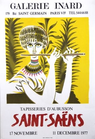 Lithographie Saint Saens - Tapisseries D'Aubusson Galerie Inard 