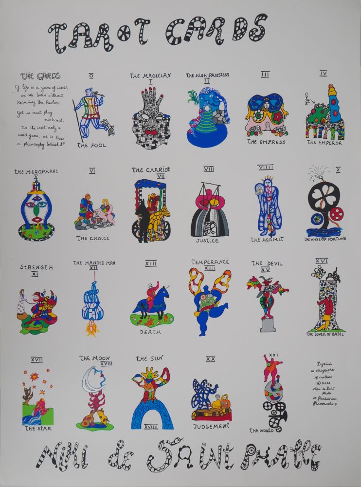 Siebdruck De Saint Phalle - Tarot Cards