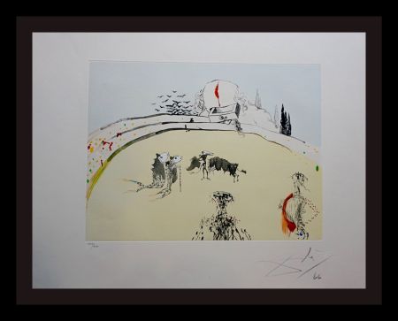 Stich Dali - Tauramachi Surrealiste Bullfight with Drawer 