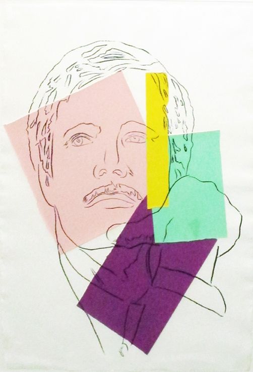 Siebdruck Warhol - Ted Turner