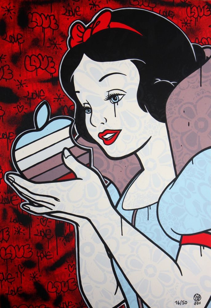 Siebdruck Speedy Graphito - Temptation