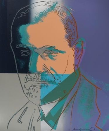 Siebdruck Warhol - Ten Portraits of Jews of the Twentieth Century: Sigmund Freud