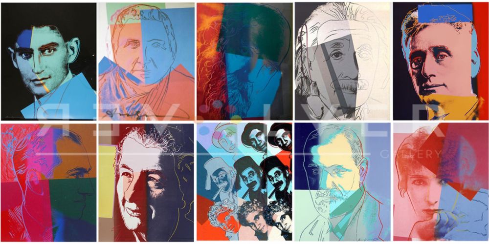 Siebdruck Warhol - Ten Portraits of Jews of the Twentieth Century (Trial Proof) (Full Suite)