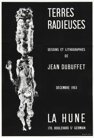 Lithographie Dubuffet - Terres radieuses, dessins et lithographies