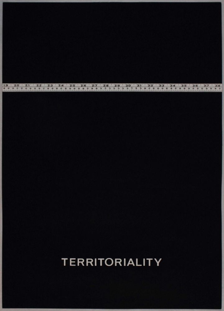 Siebdruck Agnetti - Territoriality from 'Spazio perduto e spazio costruito' portfolio, Plate H