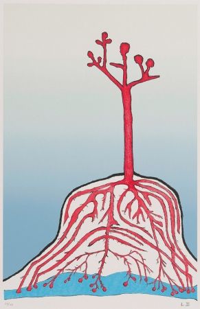Lithographie Bourgeois - The Ainu Tree