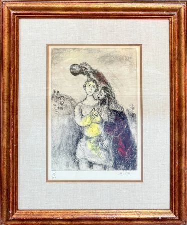 Radierung Chagall - The Anointing of Saul
