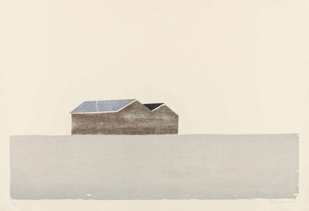 Holzschnitt Drummond - The Boathouse