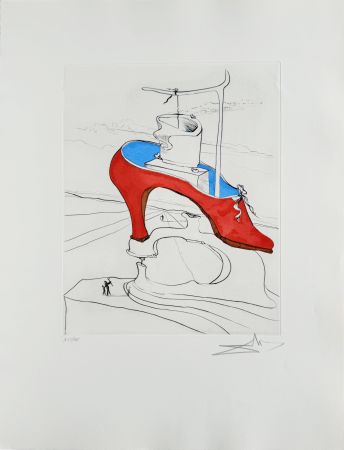 Radierung Dali - The Curse Overthrown