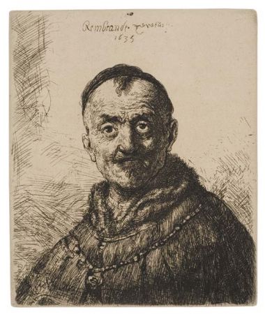 Stich Rembrandt - The First Oriental Head
