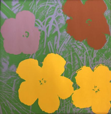 Siebdruck Warhol - The Flowers