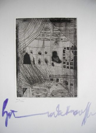 Radierung Hundertwasser - The international avant garde 4
