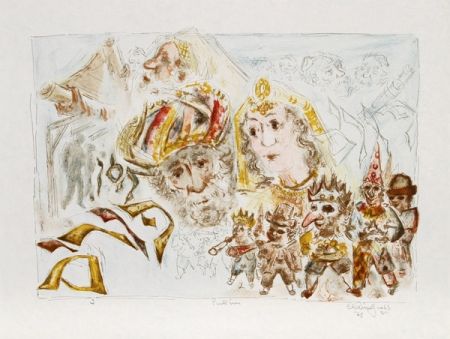 Lithographie Gross - The Jewish Holidays. A Suite of Eleven Original Lithographs by Chaim Gross