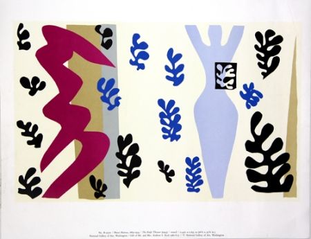 Siebdruck Matisse - The Knife Thrower  National Gallery of Art Washington