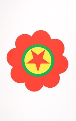 Siebdruck Apfelbaum - The Kurdistan's worker party