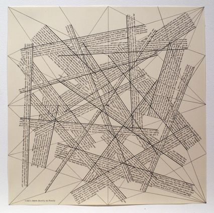 Stich Lewitt - The Location of Lines. Lines from Points to Points.