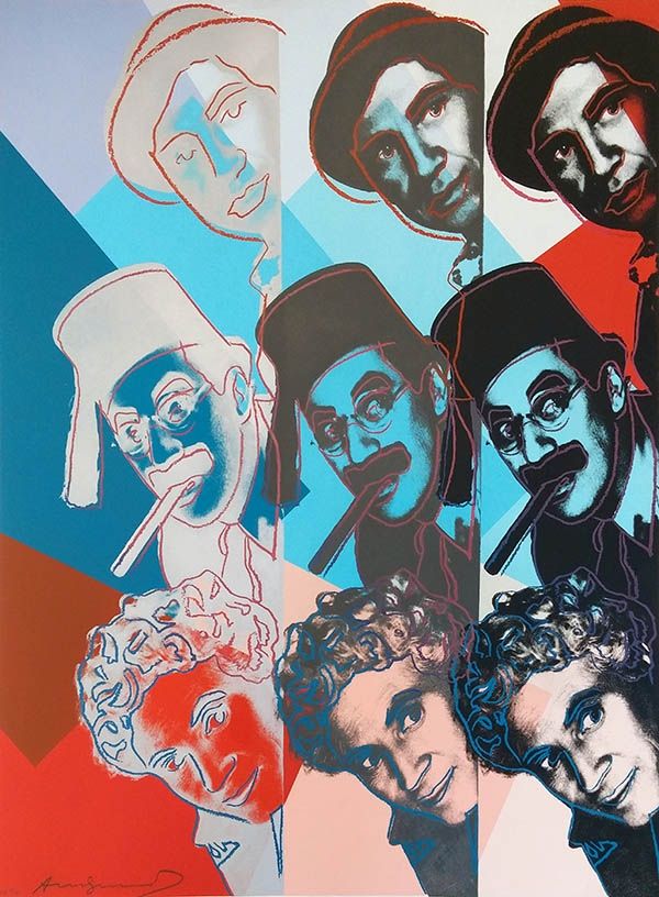 Siebdruck Warhol - THE MARX BROTHERS FS II.232