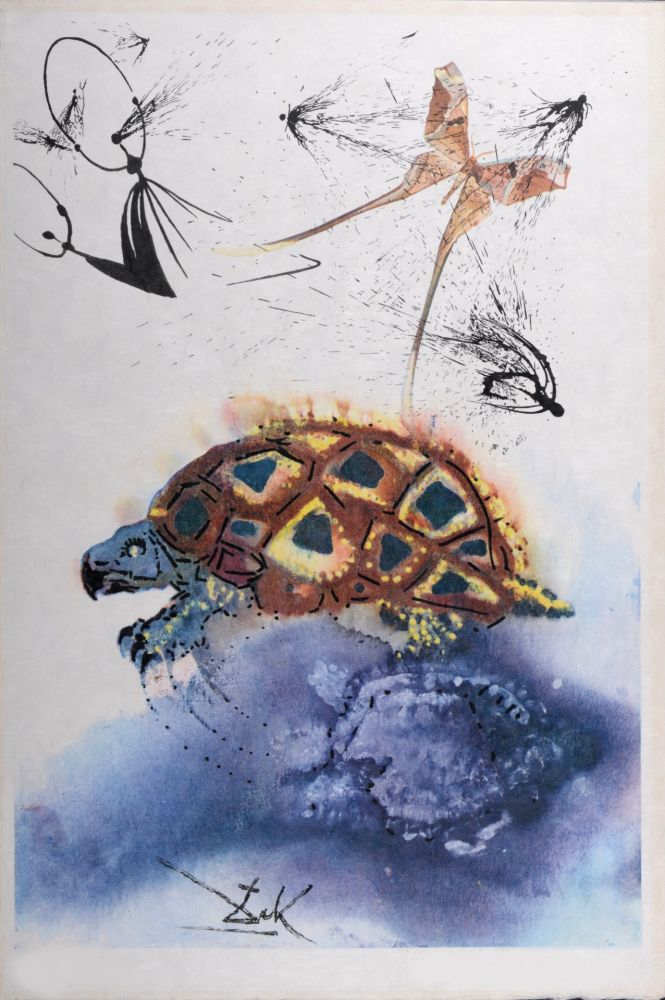 Heliogravüre Dali - The Mock Turtle's Story, 1969