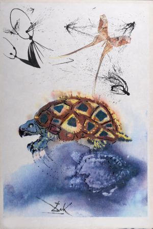 Heliogravüre Dali - The Mock Turtle's Story, 1969