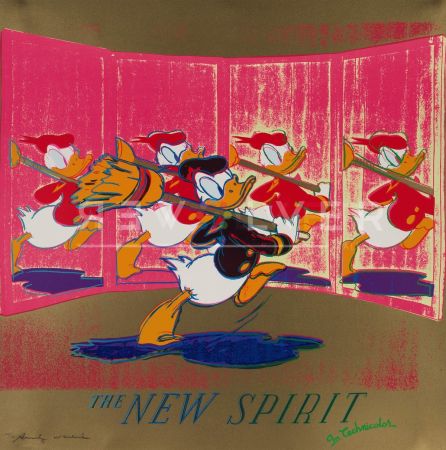 Siebdruck Warhol - The New Spirit (Donald Duck) (FS II.357)