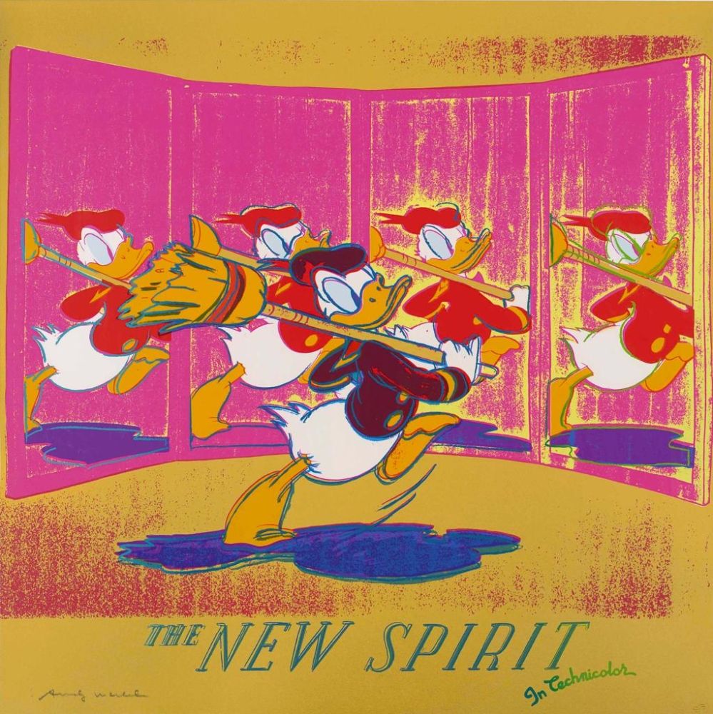 Siebdruck Warhol - The New Spirit (Donald Duck), II.357 from ADS Portfolio