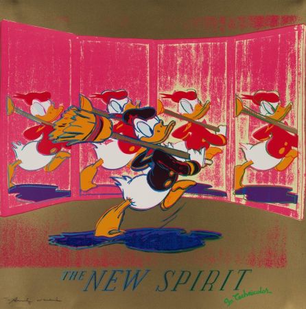 Siebdruck Warhol - The New Spirit, from Ads