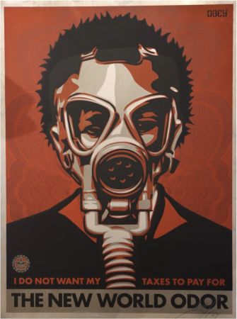 Siebdruck Fairey - The New World Odor