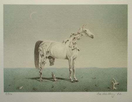 Lithographie Ahlberg - The Nightmare of the Horse