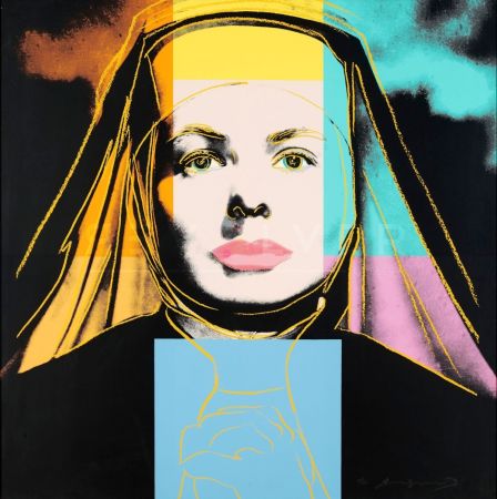 Siebdruck Warhol - The Nun, Ingrid Bergman (FS II.314)