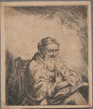 Stich Bol - The Old Man with a Leaf of Trefoil on His Coat